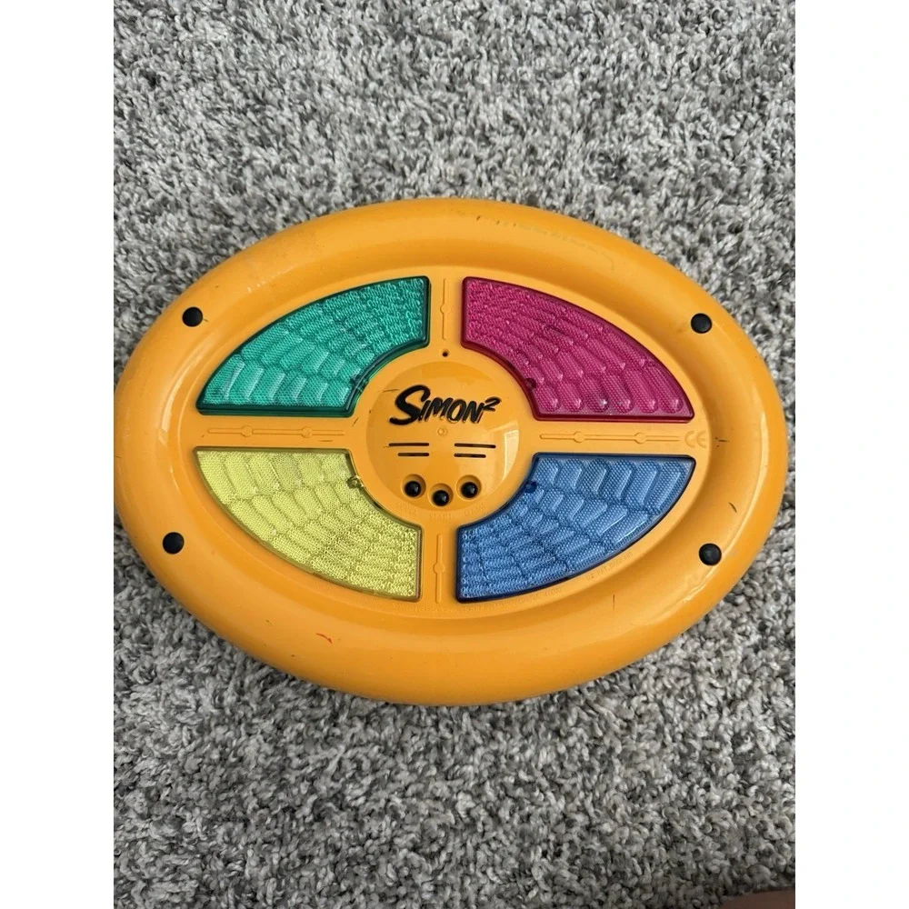Simon 2 Electronic Memory Matching Game Hasbro Double-Sided Works Perfectly
